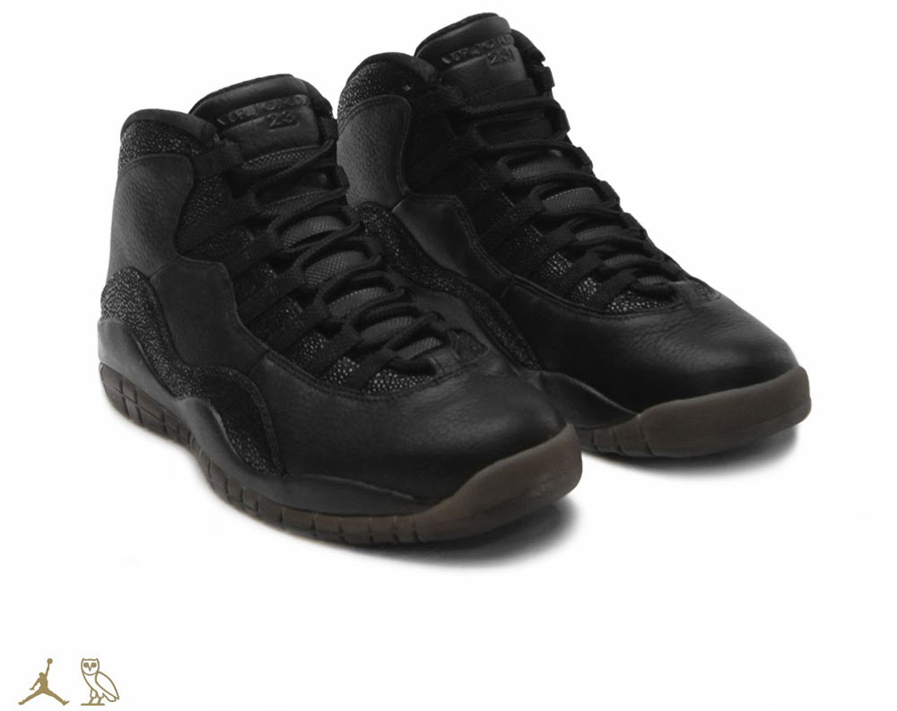 OVO x Air Jordan 10 Black (1)