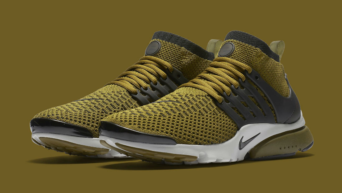 flyknit olive green