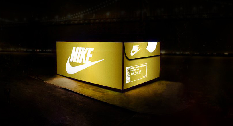 gold box nike sb