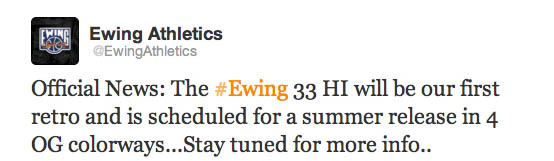 Ewing 33 Hi Retro Summer 2012