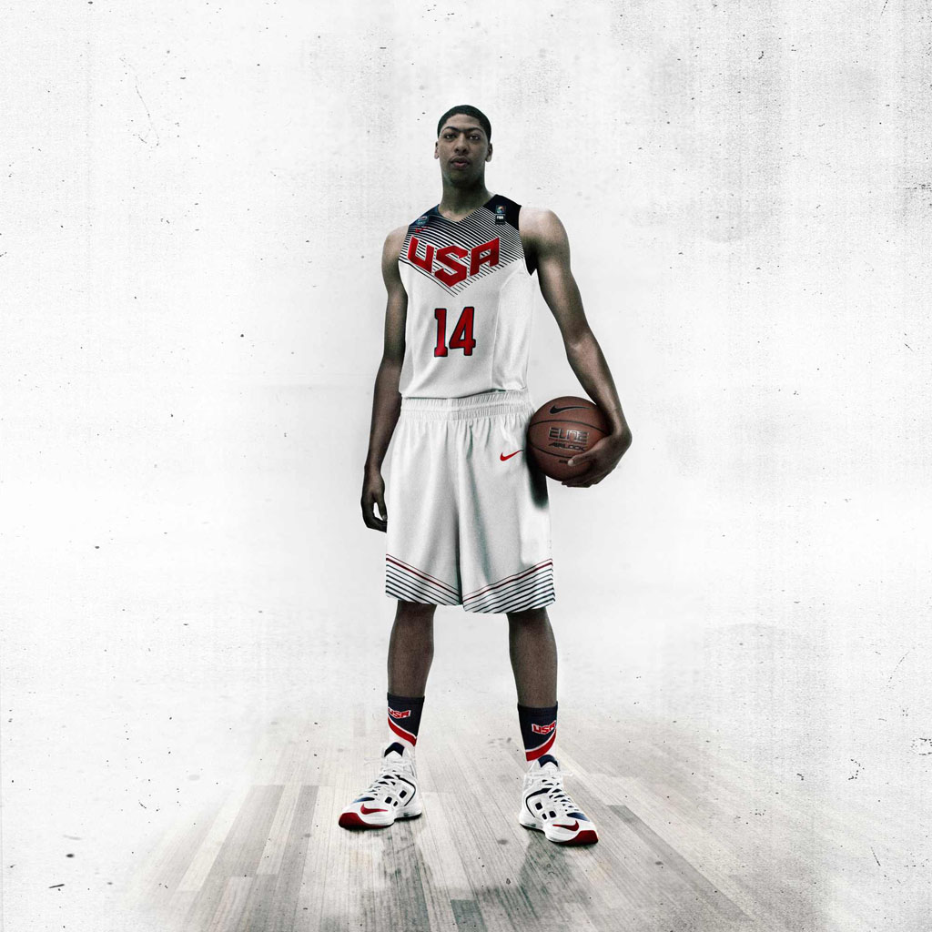 Nike Basketball Unveils 2014 USA Basketball Uniforms - Anthony Davis (3)