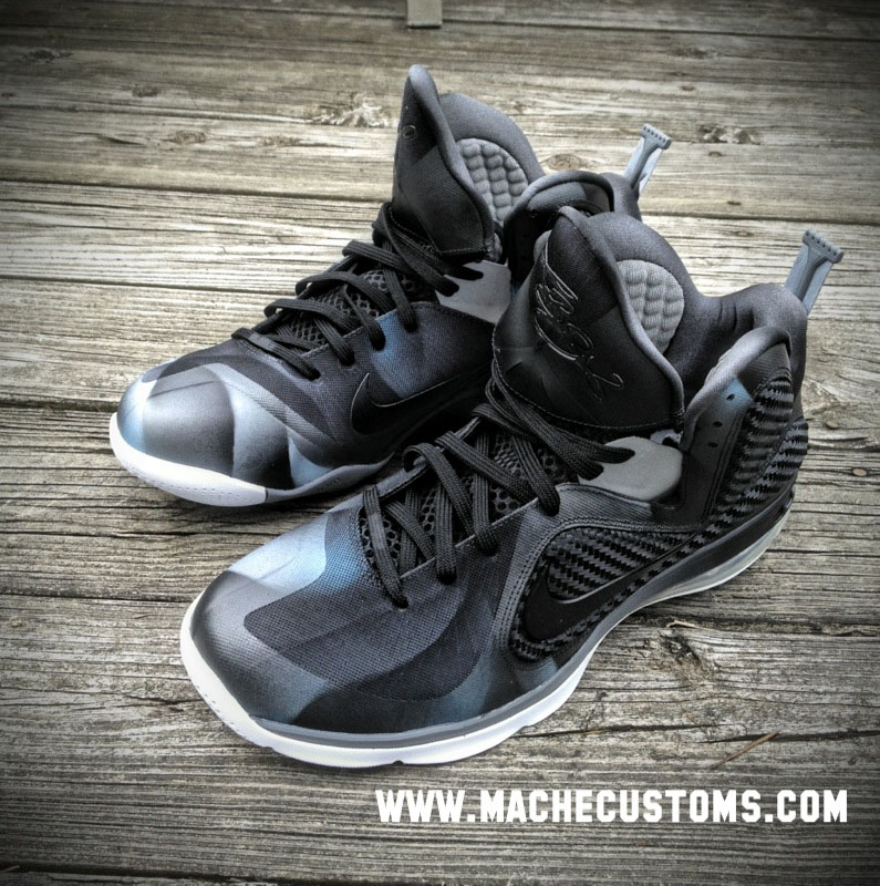 Nike LeBron 9 Dark Knight by Mache Custom Kicks (4)