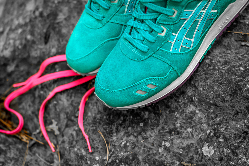 asics gel lyte iii tropical green