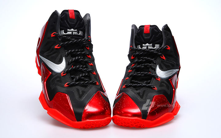 Nike LeBron XI Black Red Miami Heat Release Date 616175-001 (4)