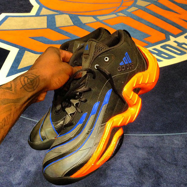 Iman Shumpert wearing adidas Real Deal Knicks PE (4)