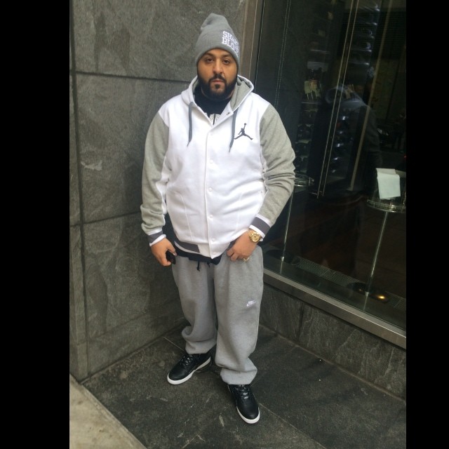 DJ Khaled wearing Nike Air Python Lux