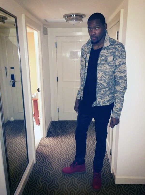 Kevin Durant wearing VILLA x Timberland 6-Inch JTM