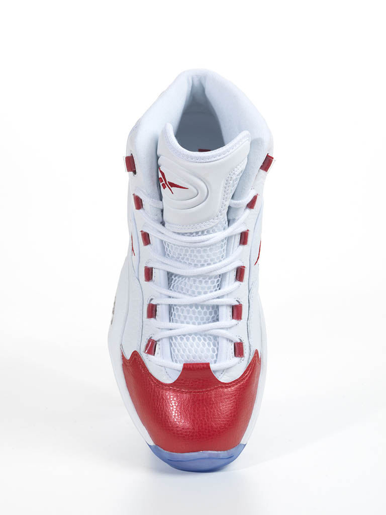 Reebok Question White Red 2012 Official Allen Iverson Shoes (4)