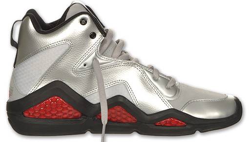 Reebok Kamikaze III Pure Silver Excellent Red Black J87316 2