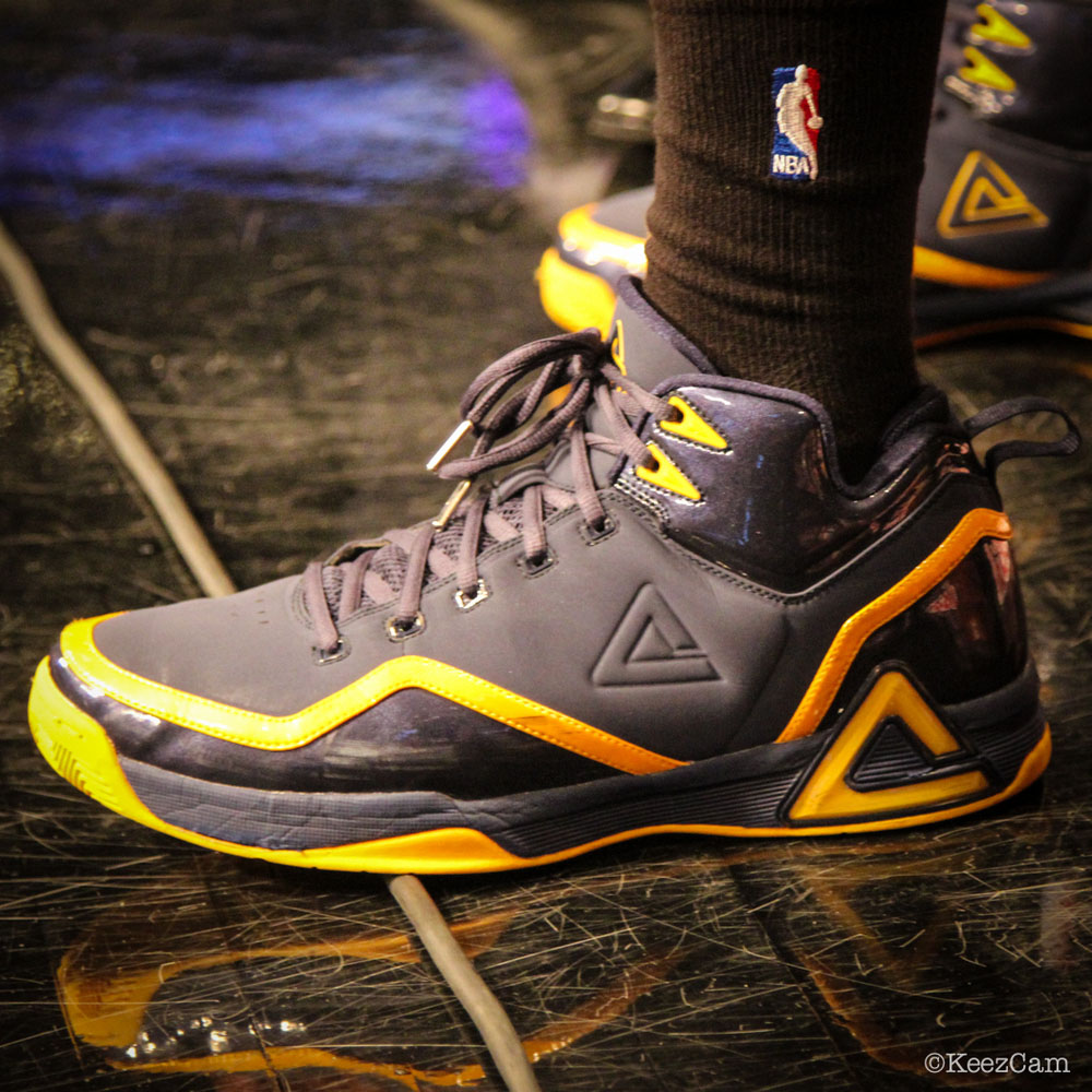 Sole Watch // Up Close At Barclays for Nets vs Pacers - CJ Watson wearing PEAK Relentless PE