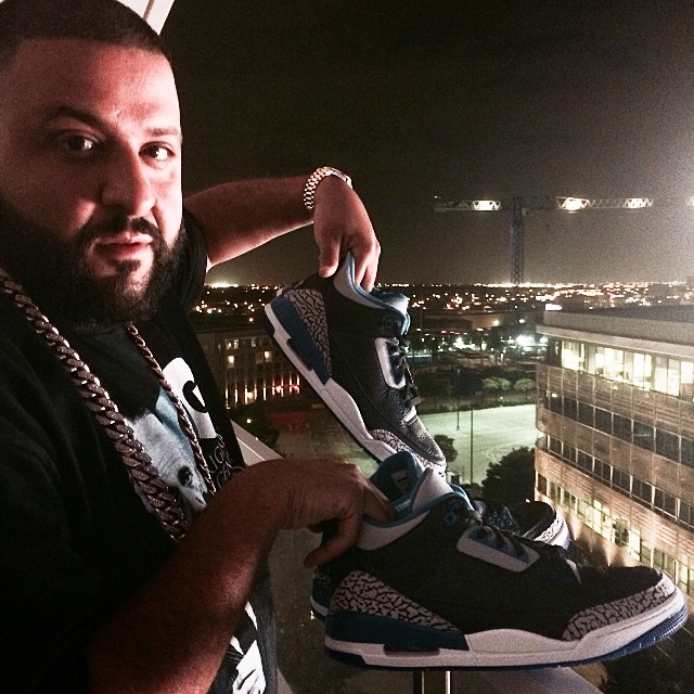 DJ Khaled Picks Up Air Jordan III 3 Sport Blue