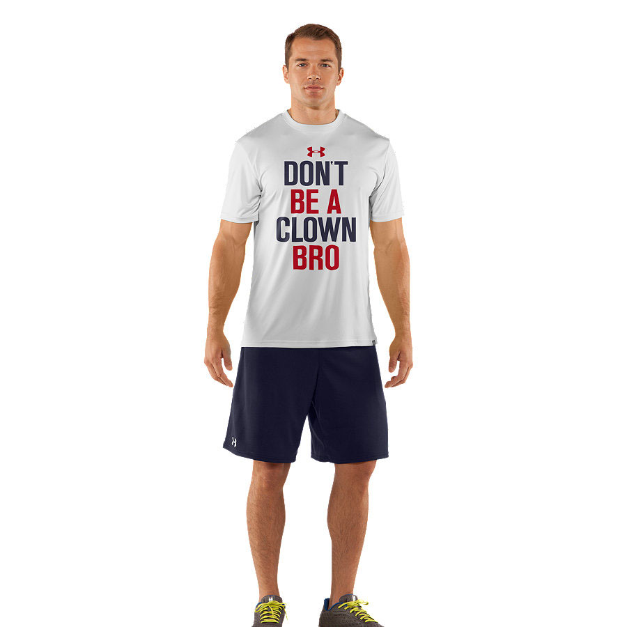 Under Armour Bryce Harper Don't Be A Clown, Bro T-Shirt White Front