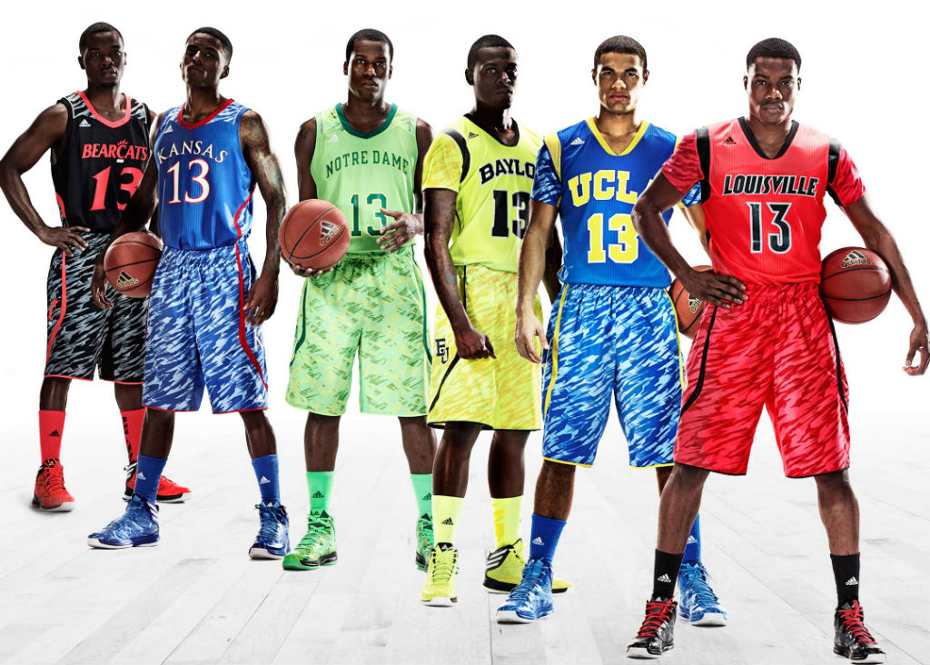 adidas Unveils adizero NCAA Basketball Uniforms For Six Teams