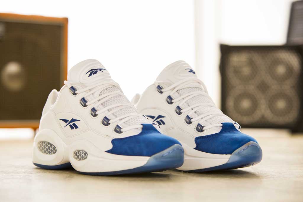 Selling - reebok question blue toe for 