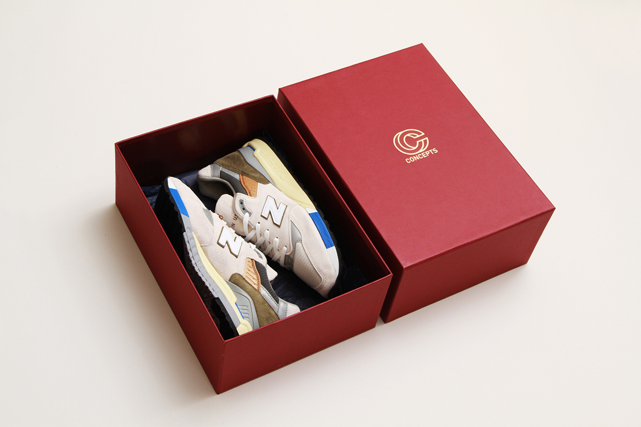 cncpts x new balance made in usa 998 c-note box