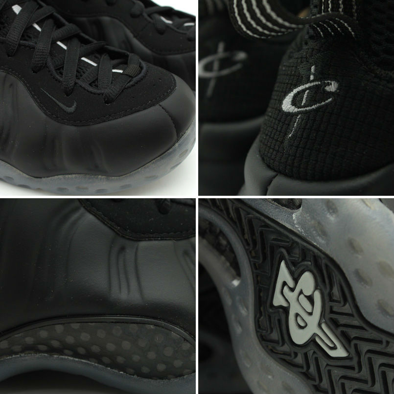 Nike Air Foamposite One Blackout Medium Grey 314996-010 (3)