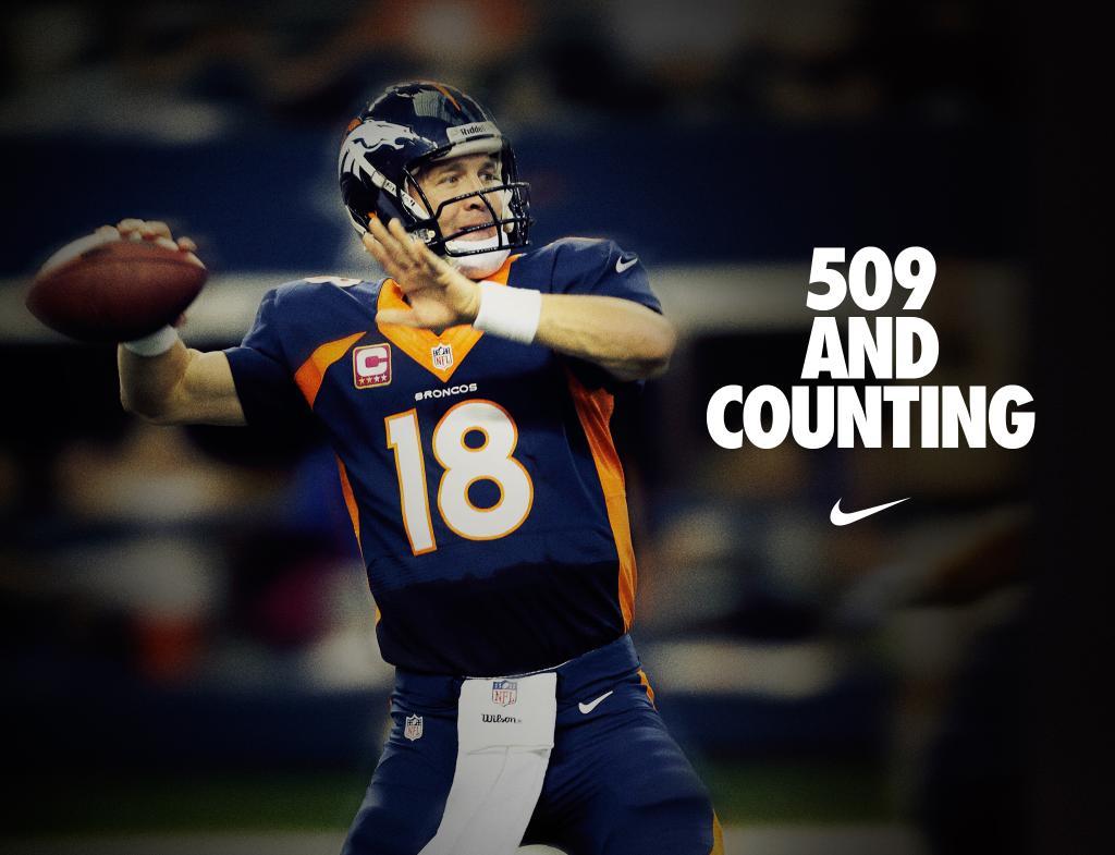 Nike Congratulates Peyton Manning for Breaking Passing Touchdown Record