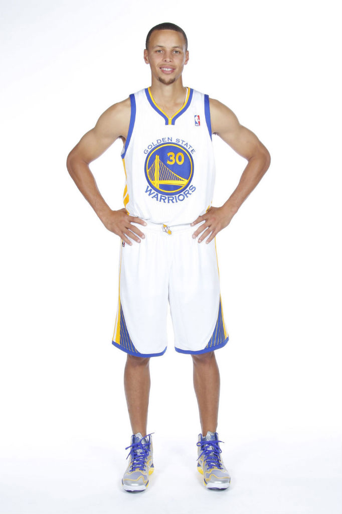 Stephen Curry wearing Under Armour Anatomix Spawn PE