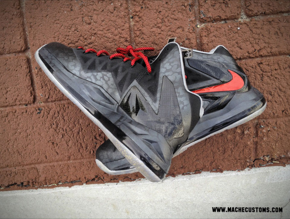Nike LeBron X PS Elite "Killer Elite" by Mache Custom Kicks (4)