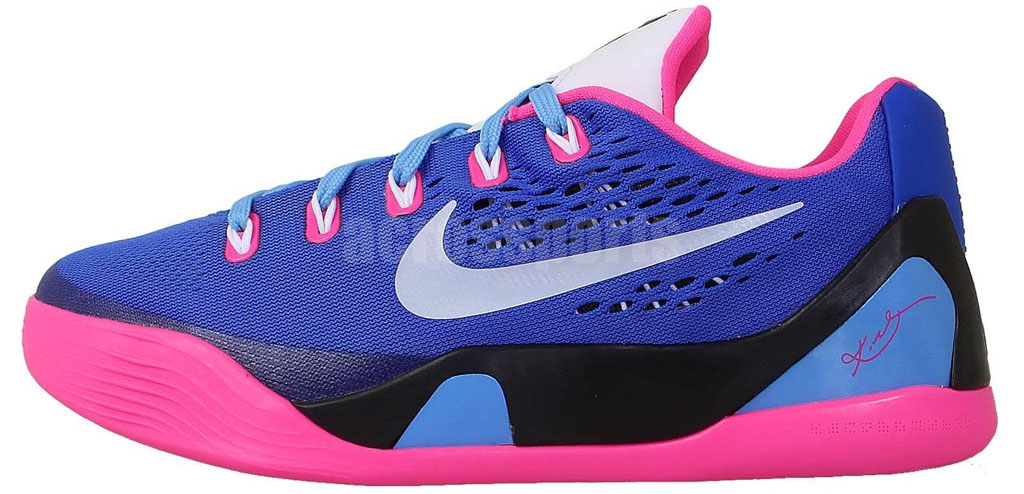 Nike Kobe IX 9 EM GS Hyper Pink/White-Hyper Cobalt 653593-600 (1)