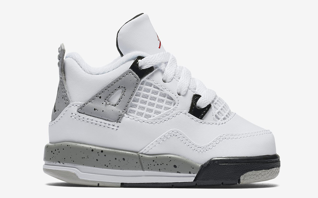 Here Are All the Kids 'White Cement' Air Jordan 4s Releasing | Sole