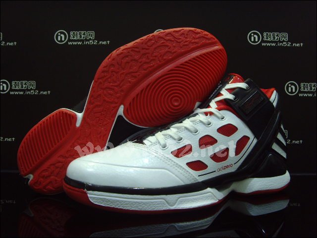 adidas adiZero Rose 2 White Red Black G22888