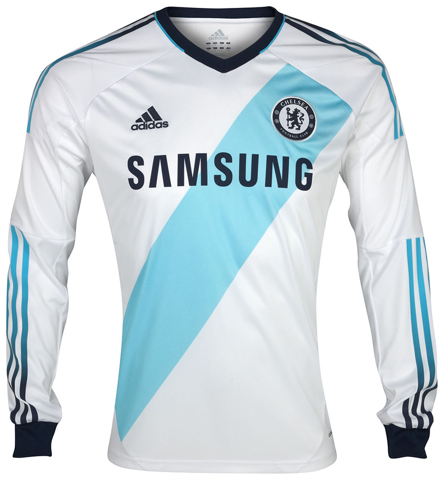 adidas Unveils 2012-2013 Chelsea FC Away Kit Long Sleeve