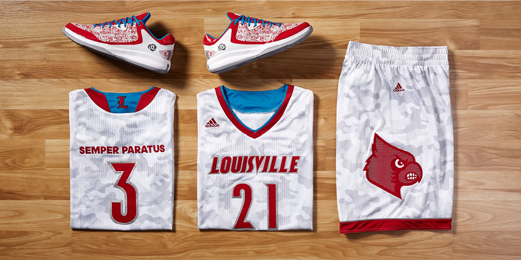  adidas & Louisville Unveil New Uniforms and D Rose Sneakers for Armed Forces Classic (2)