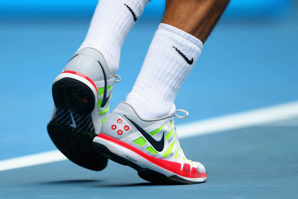 Roger Federer wearing Nike Zoom Vapor 9 Tour (2)