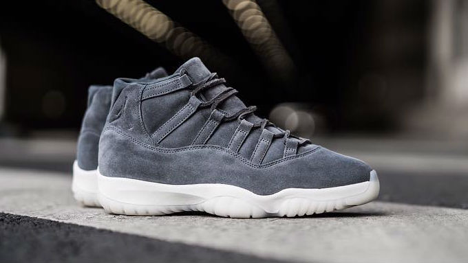 all grey suede 11s