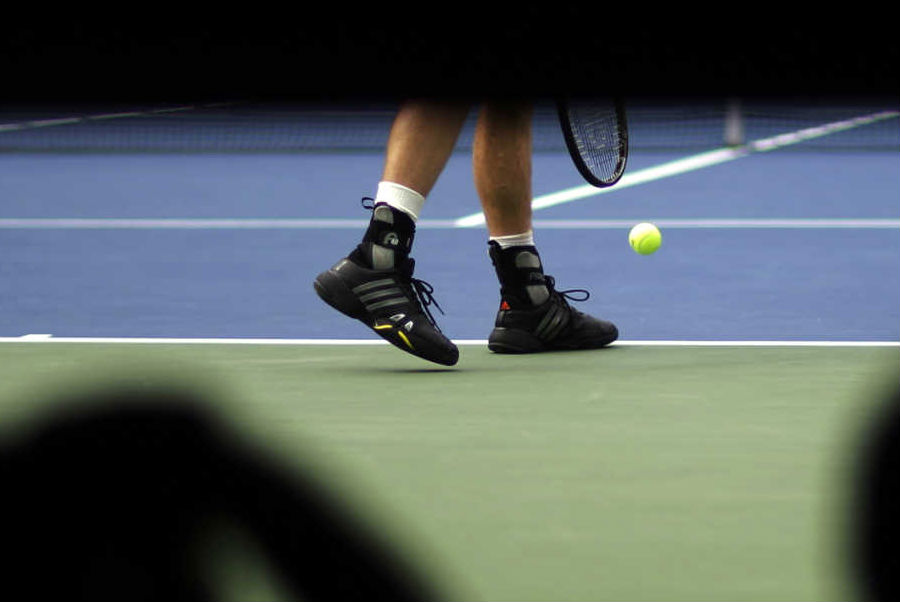 Andy Murray wearing adidas adipower Barricade 7.0