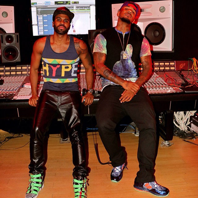 The Game wearing Nike Air Max Hyperposite Hyper Blue