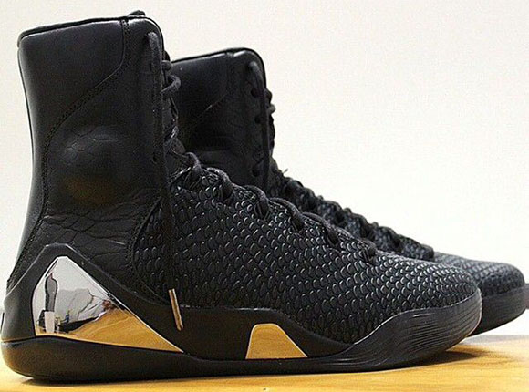 Nike Kobe 9 High EXT Black/Black (1)