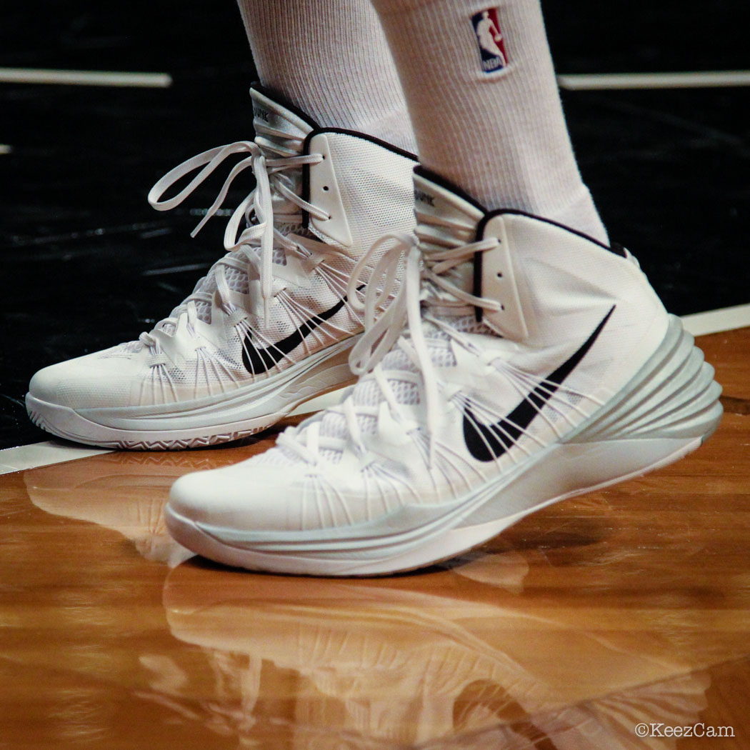 SoleWatch // Up Close At Barclays for Nets vs Knicks - Alan Anderson wearing Nike Hyperdunk 2013