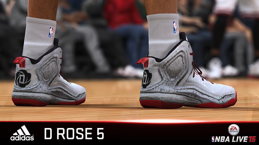 NBA Live 15 Sneakers: adidas D Rose 5 Boost Home
