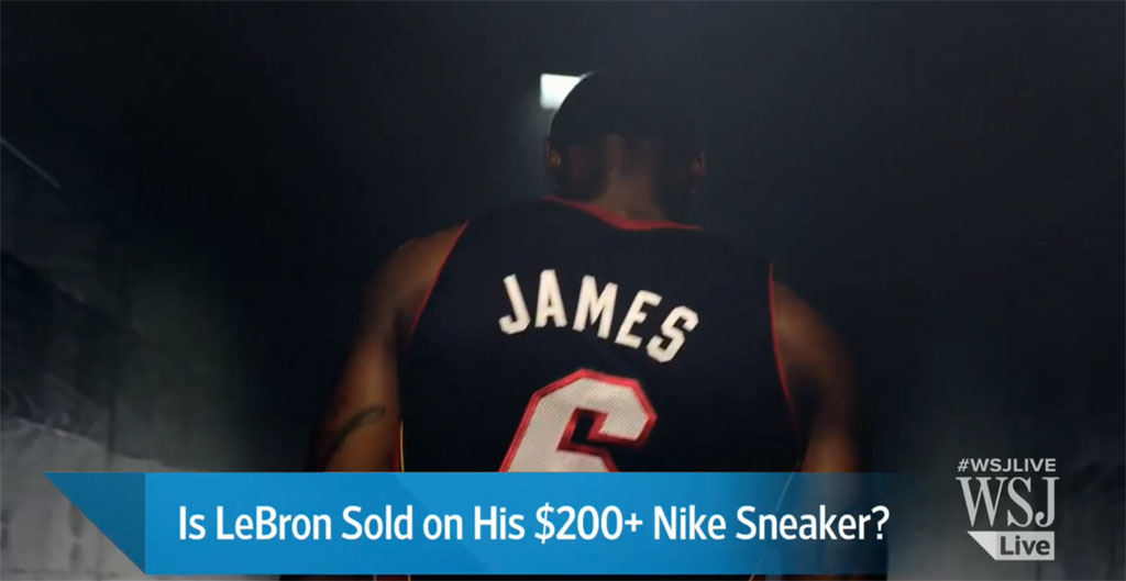 Wall Street Journal: Is LeBron James Sold on His New Nike Sneaker?