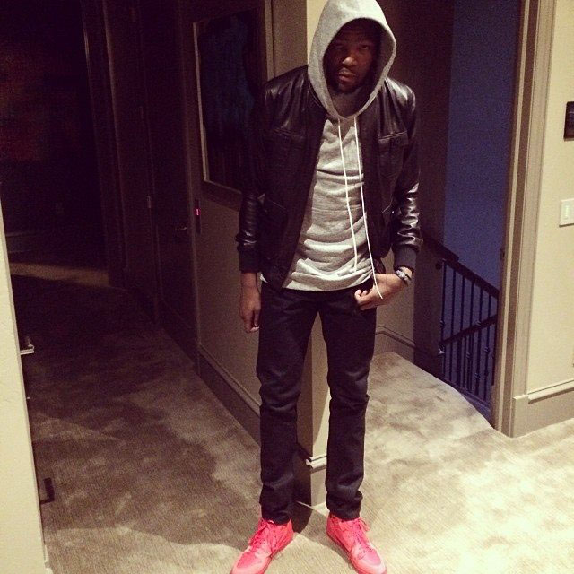 Kevin Durant wearing Balenciaga Pleated High-Top Sneakers