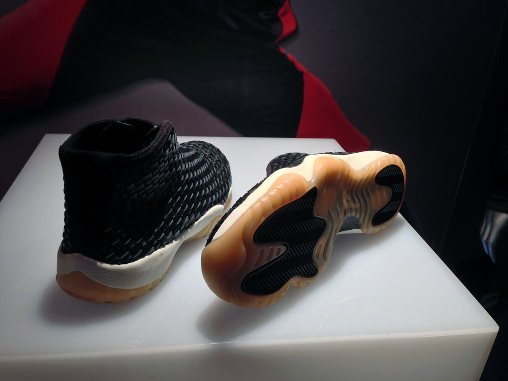 Air Jordan Future Premium Black Leather / Gum Sole (4)