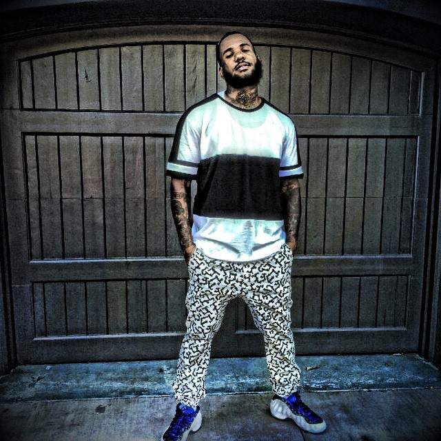 The Game wearing Nike Air Foamposite One Shooting Stars