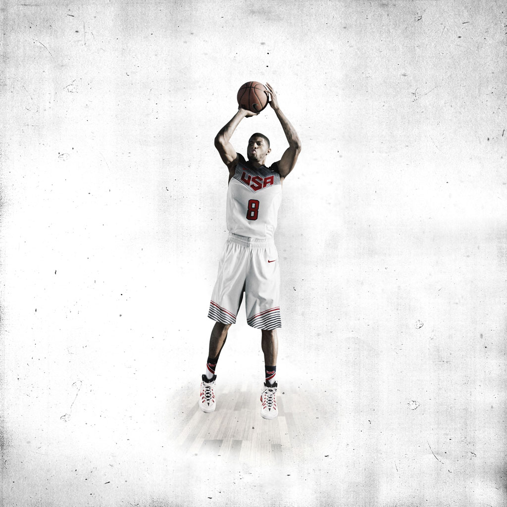 Nike Basketball Unveils 2014 USA Basketball Uniforms - Paul George (2)