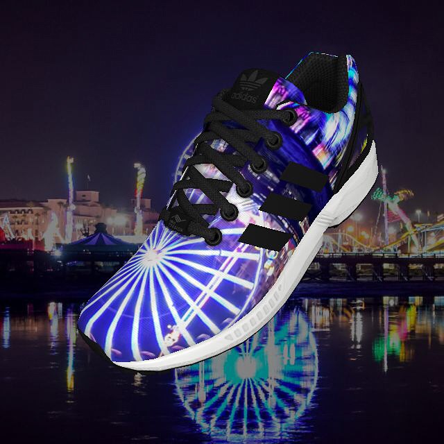 adidas zx flux bleu galaxy