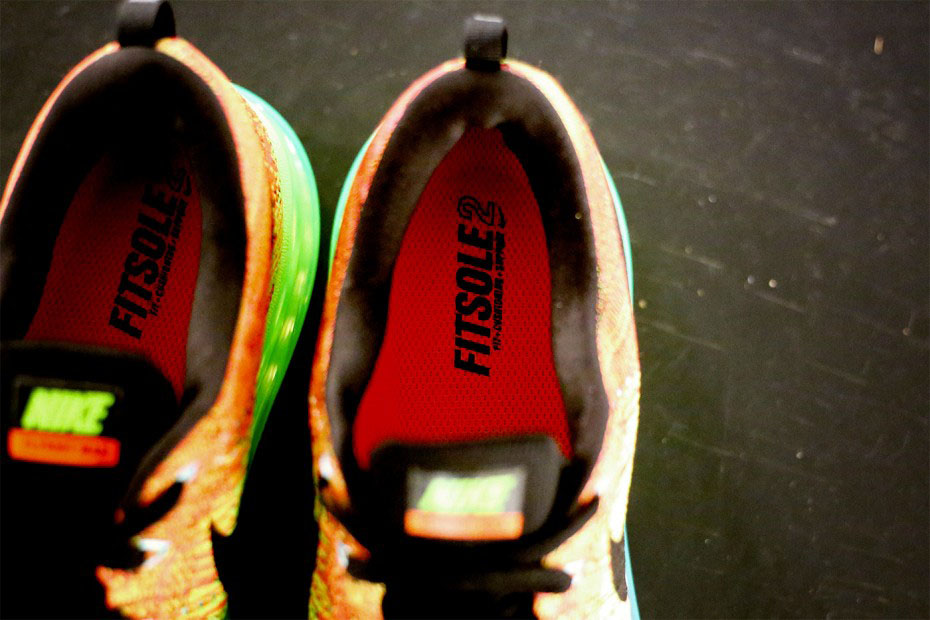 Nike Flyknit Max Orange Volt Green Teal (3)