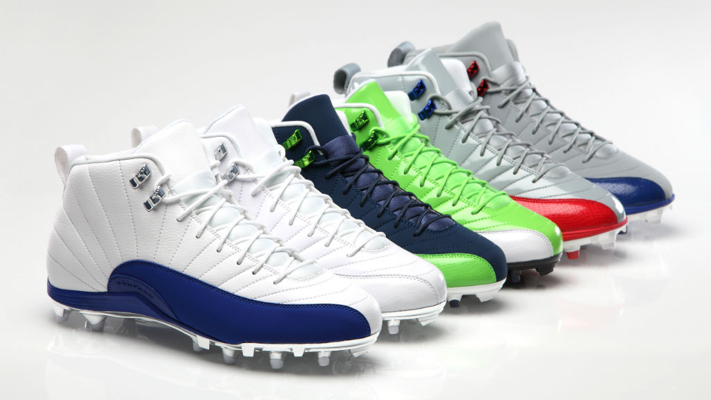 Jordan Brand Introduces New NFL Athletes, Air Jordan 12 XII PE Cleats