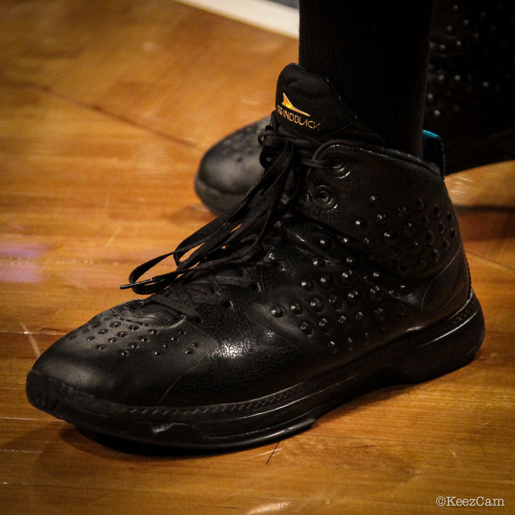 SoleWatch // Up Close At Barclays for Nets vs Clippers - Jamal Crawford wearing BrandBlack Raptor