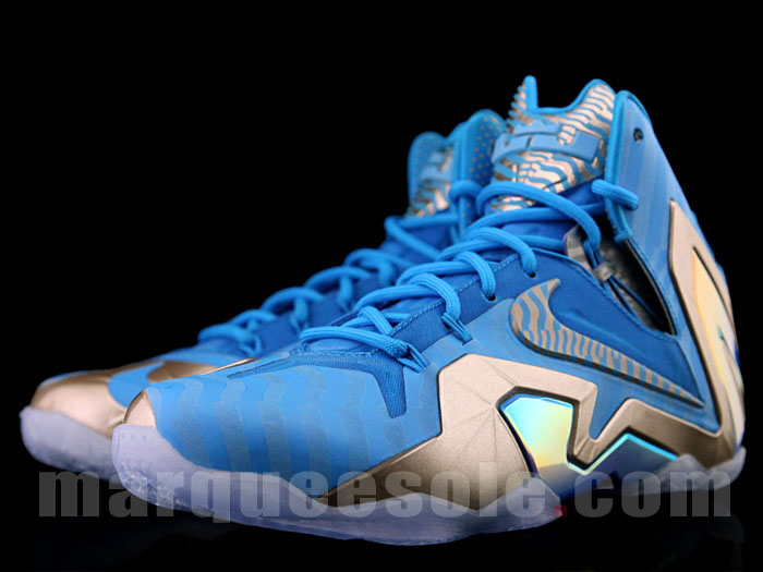 Nike LeBron XI 11 Elite Blue 3M (2)