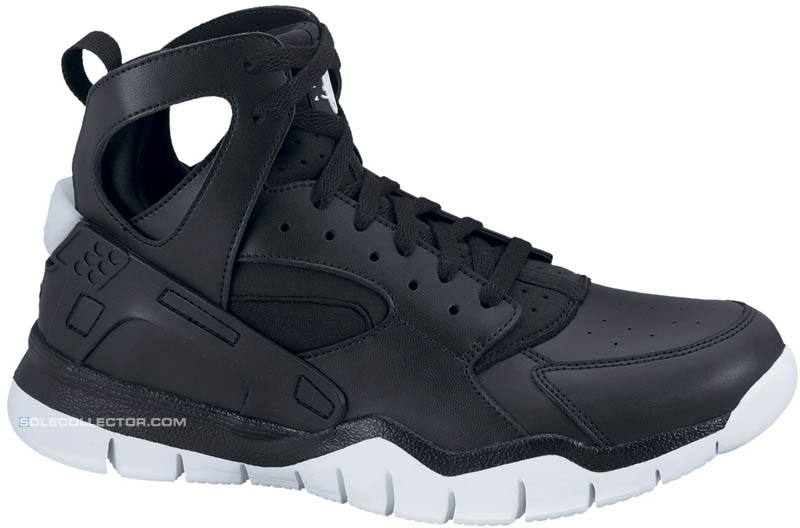 Nike Zoom Huarache 2012 Black Black White 488054-001 (1)
