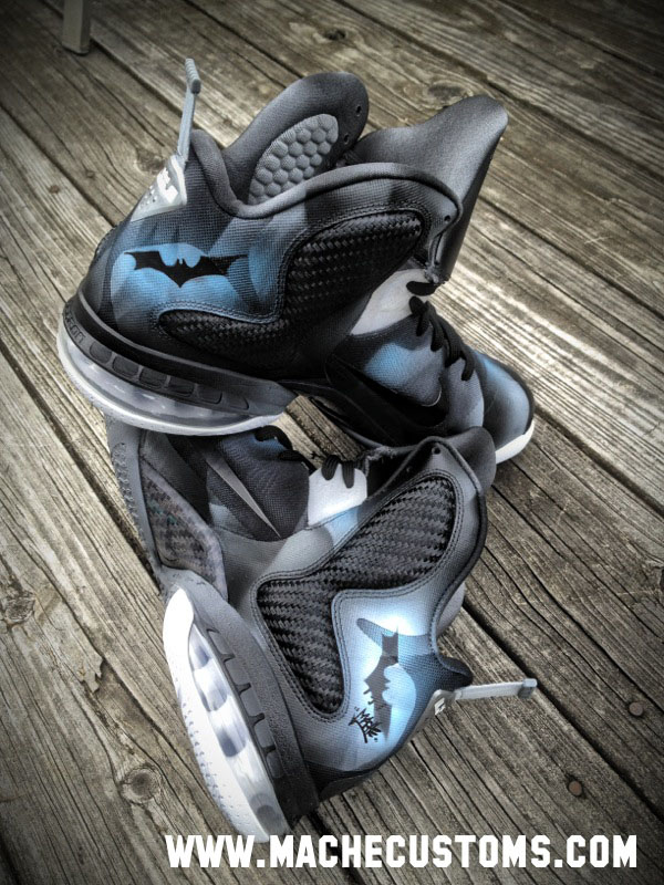 Nike LeBron 9 Dark Knight by Mache Custom Kicks (3)