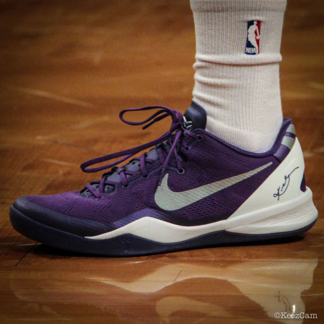 Ray McCallum wearing Nike Kobe 8 System (1)