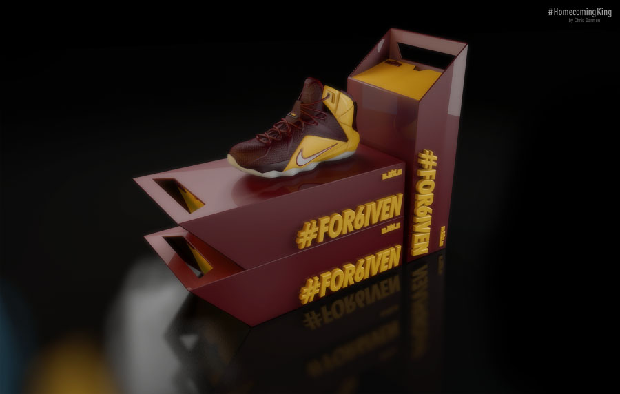 Nike LeBron 12 'Homecoming King' Concept by Chris Darmon (1)