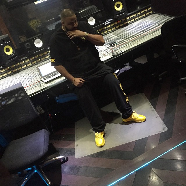 DJ Khaled wearing Nike LeBron X 10 Must Be the Honey